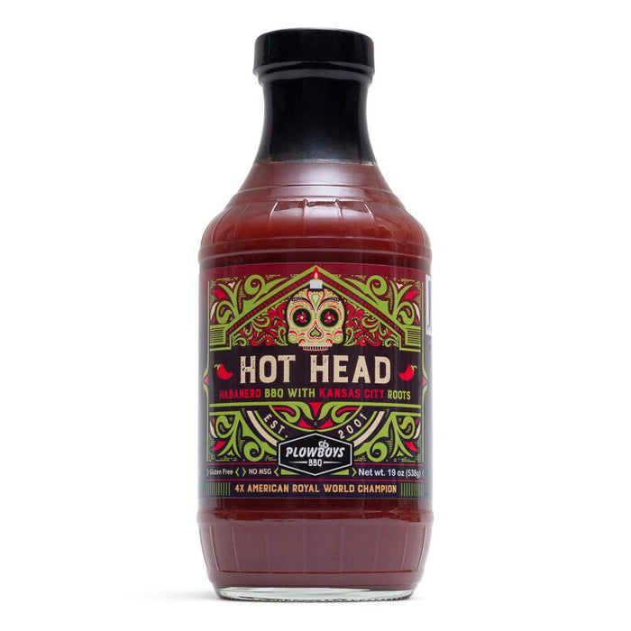 Plowboys Hot Head Spicy BBQ Sauce