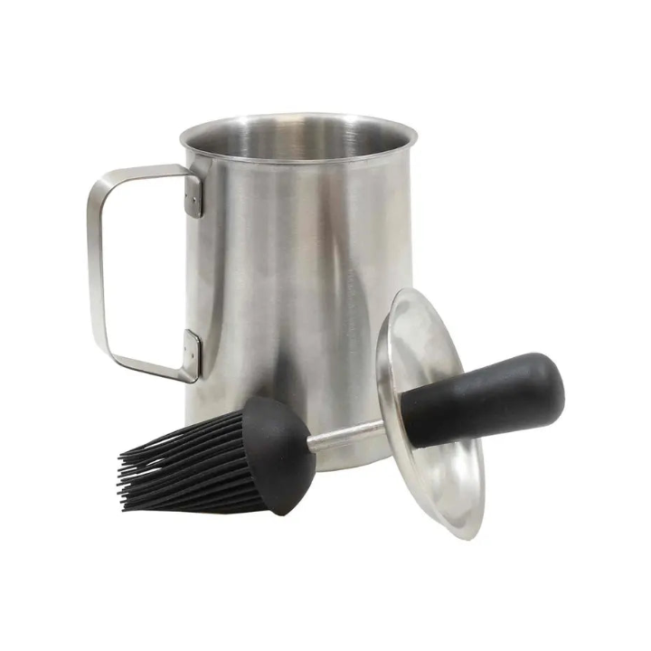 Stainless Steel Sauce Pot w/ Basting Brush