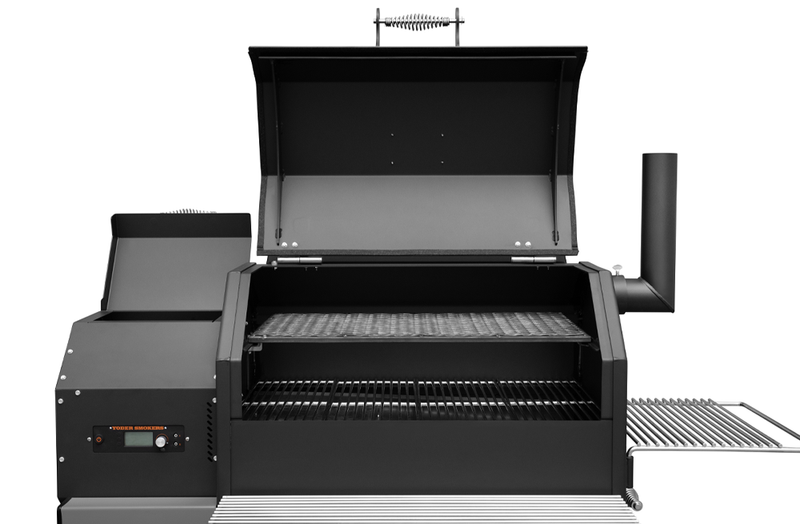 Yoder 640 Comp Yoder Smokers YS640s Comp Cart w/ Drawer & Stainless Steel Shelves ...