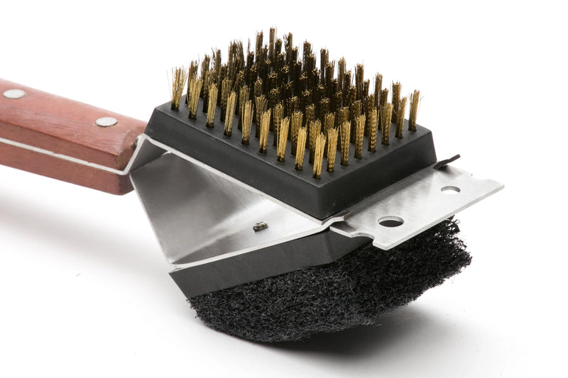Rosewood Collection 3-in-1 Grill Brush