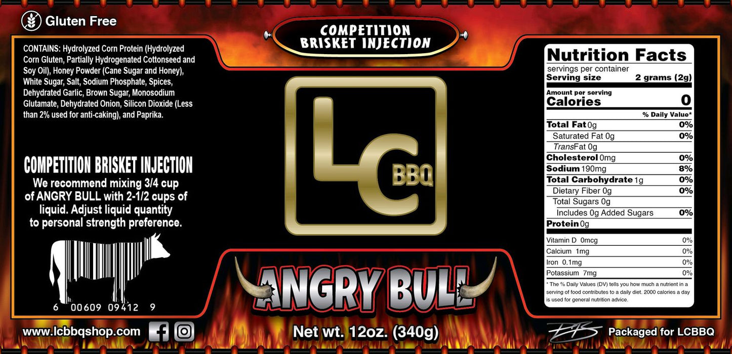 LC BBQ Angry Bull Brisket Injection