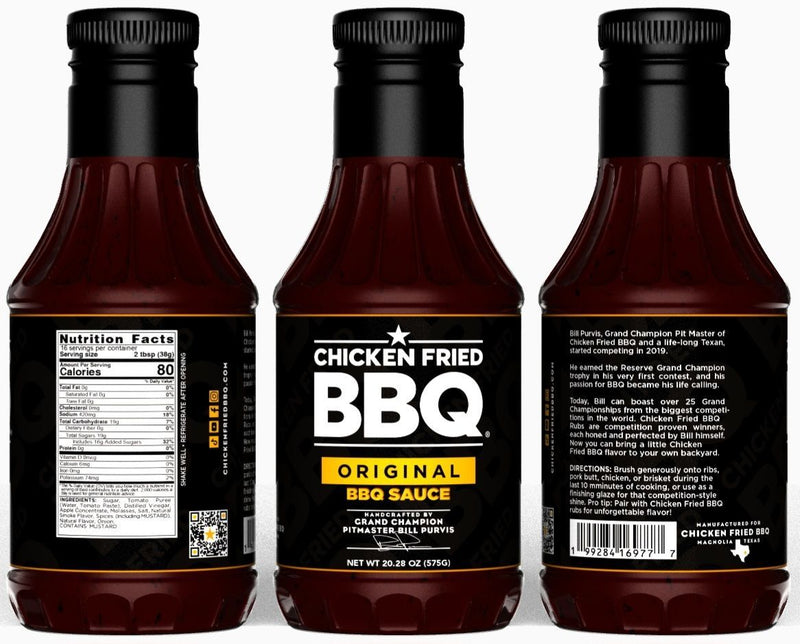 Chicken Fried BBQ Original BBQ Sauce