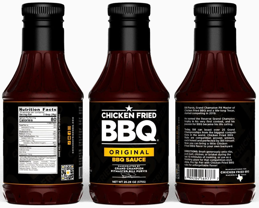 Chicken Fried BBQ Original BBQ Sauce