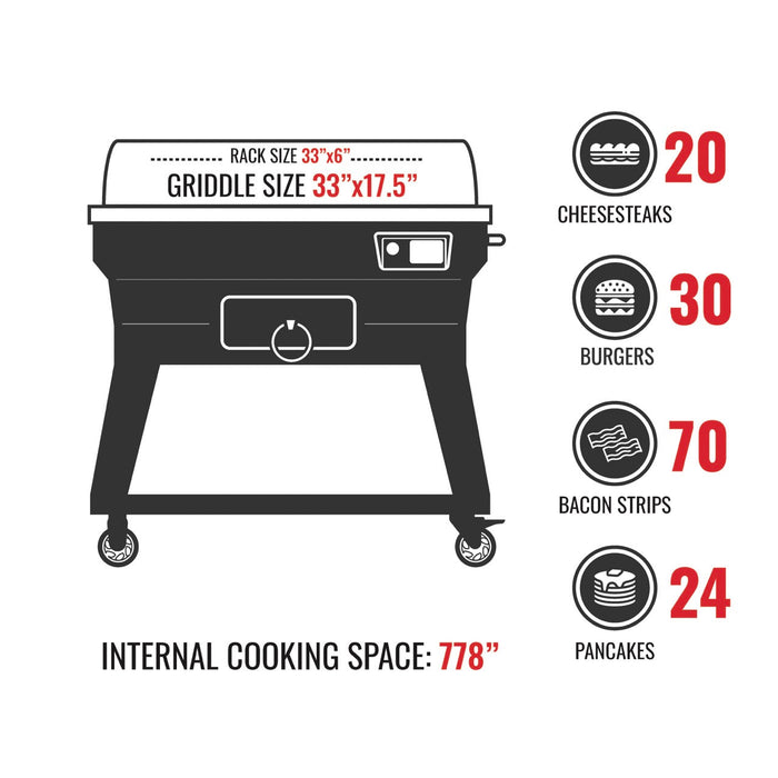 recteq Smokestone 600 Griddle