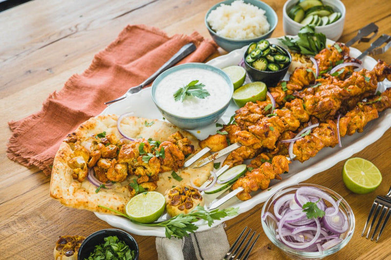 Rotisserie Shish-Kabob Skewer Set