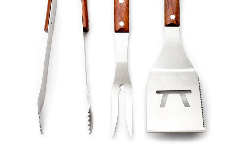 Rosewood 3-Piece BBQ Tool Set