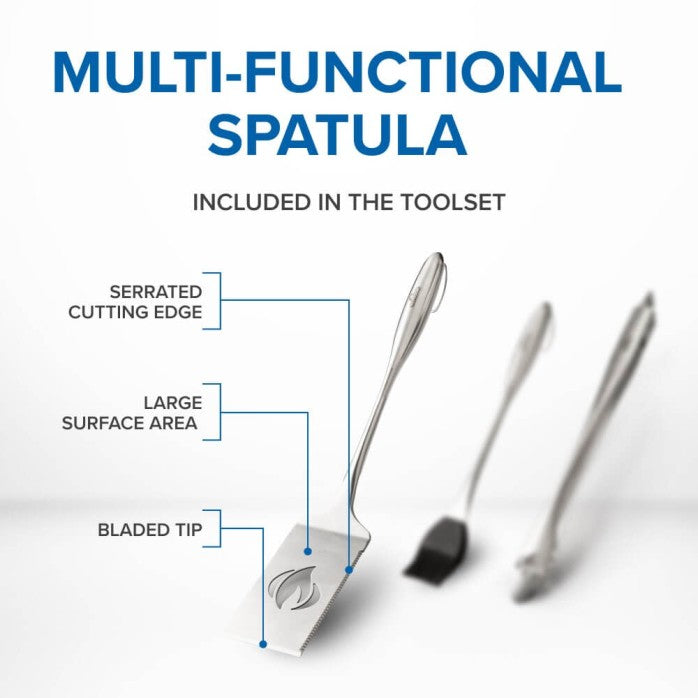 Stainless Steel 3-Piece Toolset