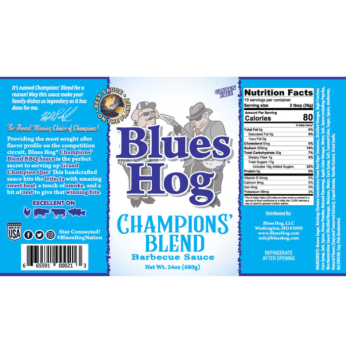 Blues Hog Champions Blend Sauce