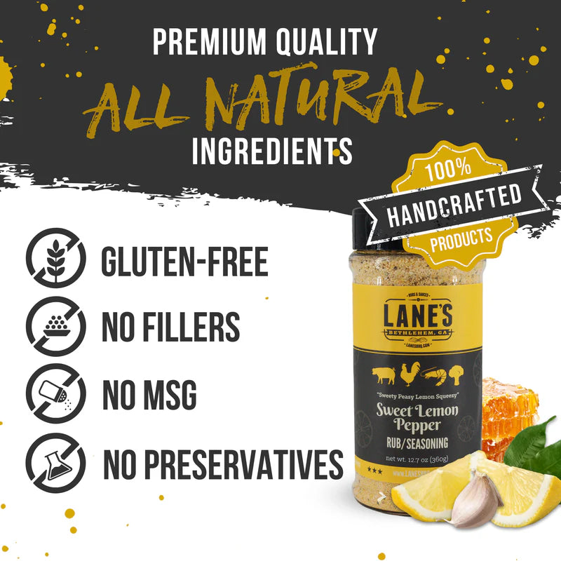 Lane's BBQ Sweet Lemon Pepper