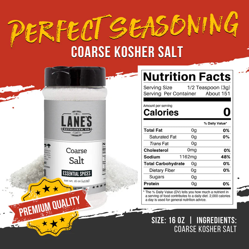 Lane's BBQ Course Kosher Salt