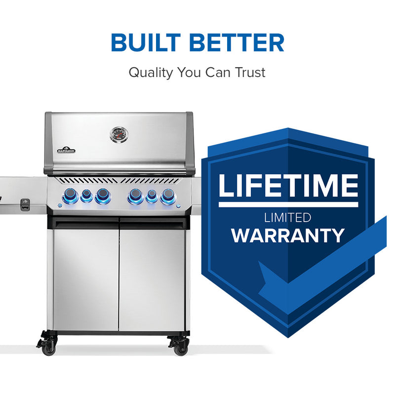 Napoleon Prestige 500 w/ IR Side & Rear Burners