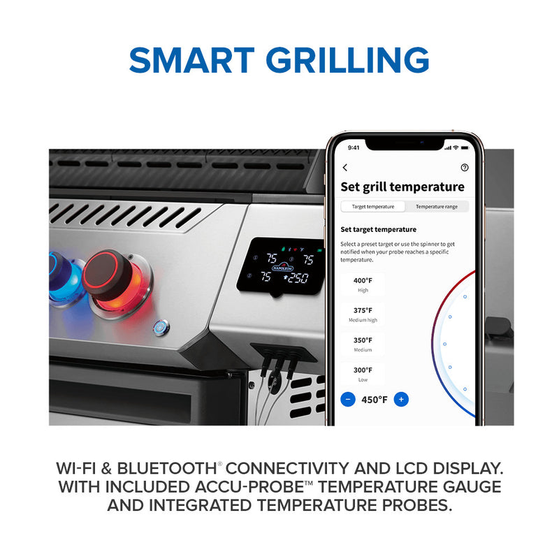 Prestige 500 Connected w/ IR Side & Rear Burners