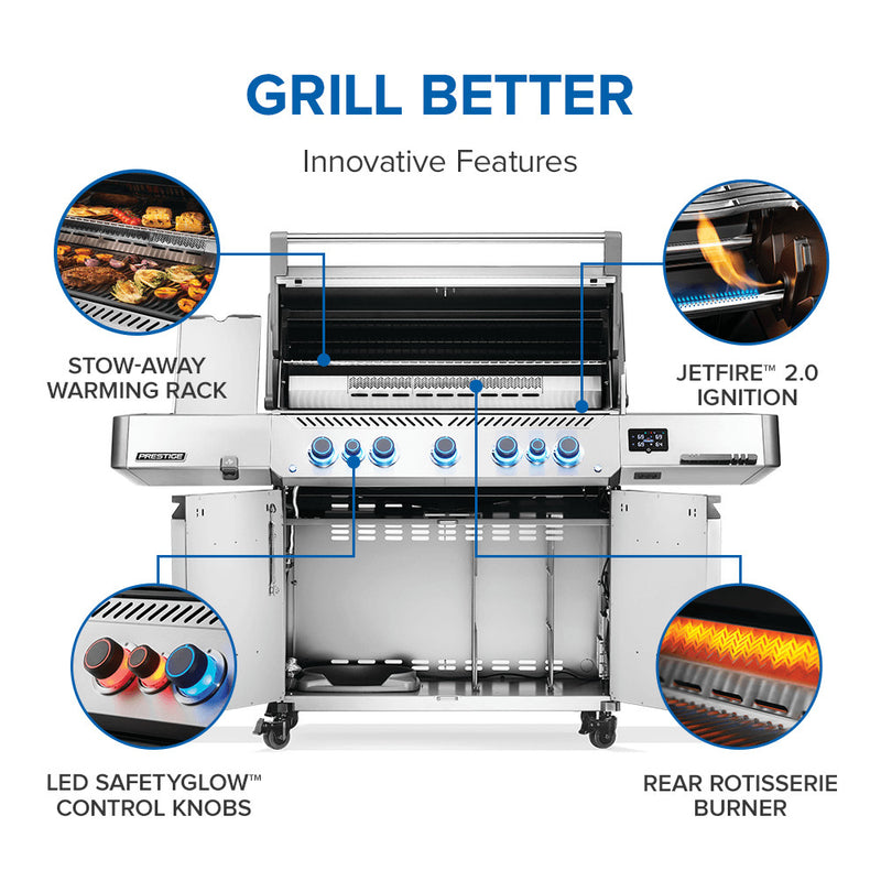 Prestige 665 Connected w/ IR Side & Rear Burners