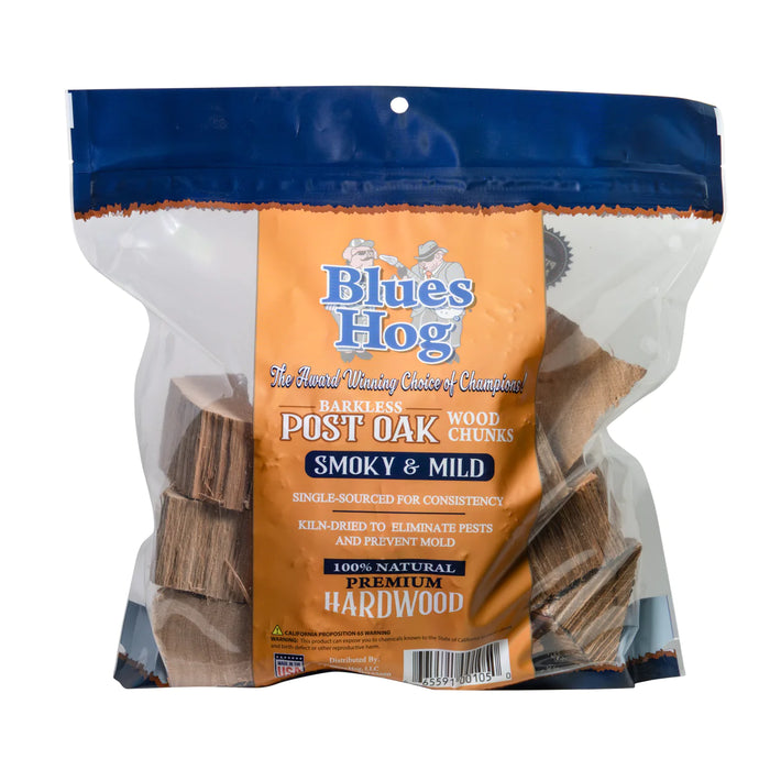 Blue's Hog Barkless Post Oak Chunks