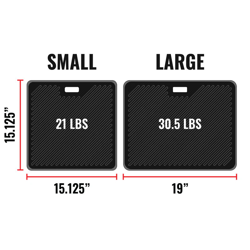 Reversible Cast Iron Griddle Sear Kit