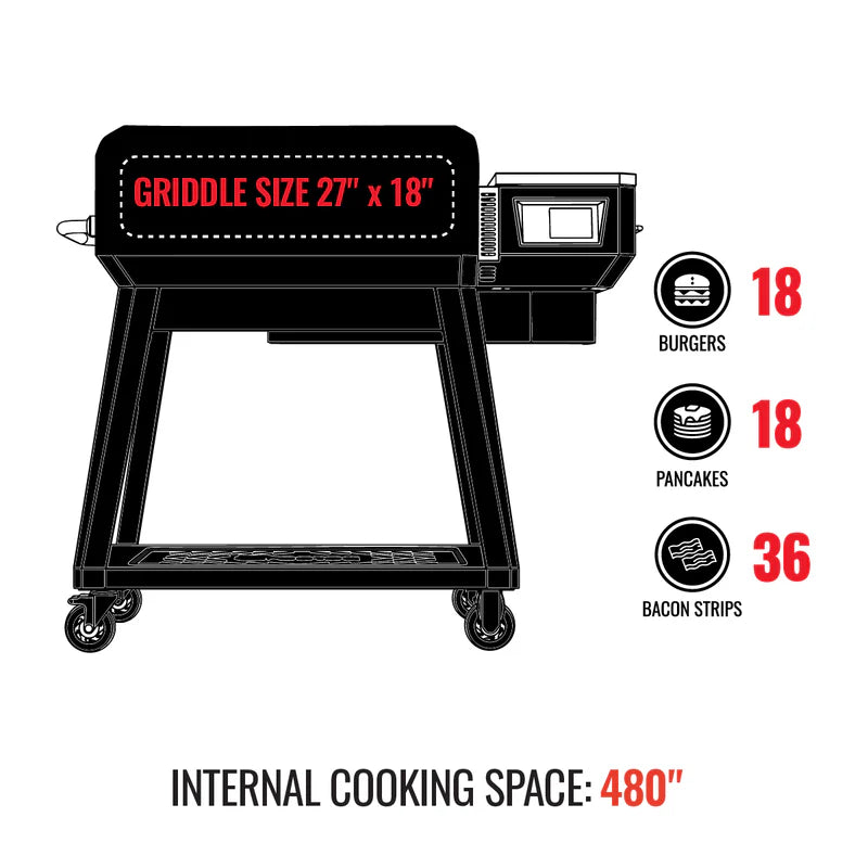 Smokestone 480 Griddle