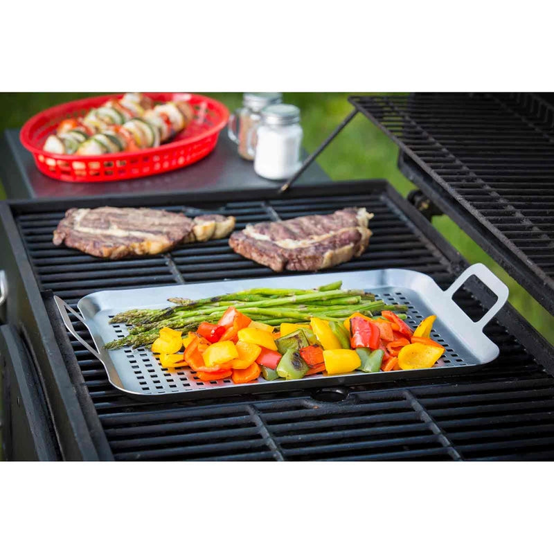Large Stainless Steel Grilling Tray