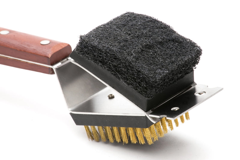 Rosewood Collection 3-in-1 Grill Brush