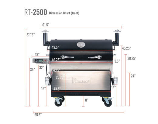 recteq RT-2500 BFG Wood Pellet Grill