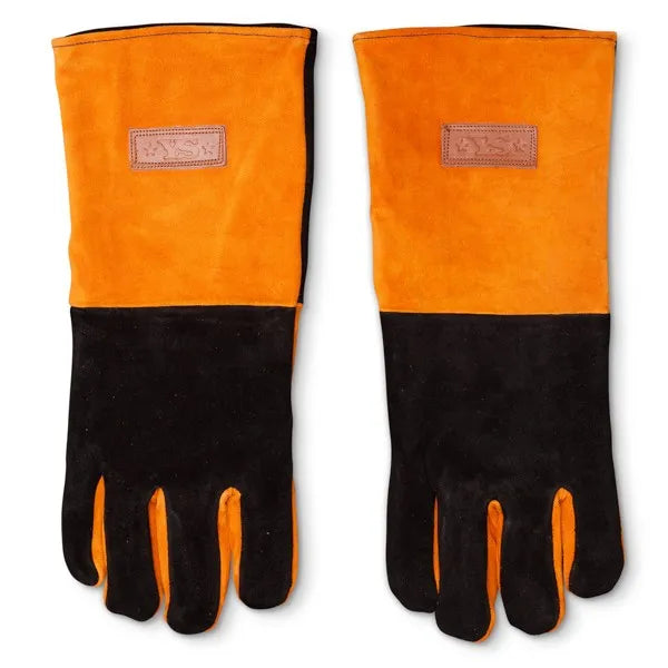 Yoder Long Leather BBQ Gloves