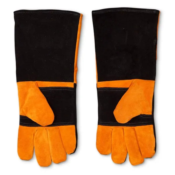 Yoder Long Leather BBQ Gloves