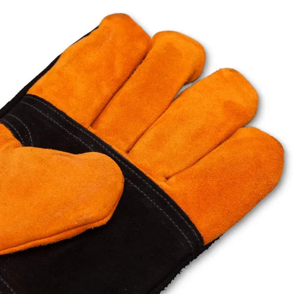 Yoder Long Leather BBQ Gloves