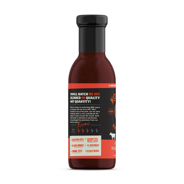 Kosmos Q Peach Habanero BBQ Sauce