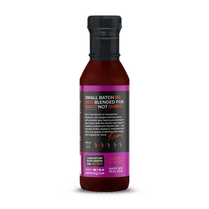 Kosmos Q Raspberry Chipotle BBQ Sauce