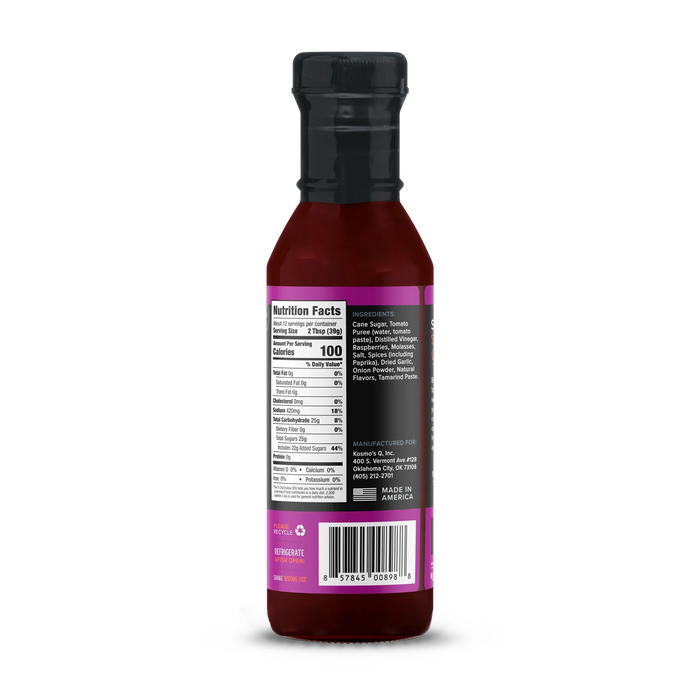 Kosmos Q Raspberry Chipotle BBQ Sauce