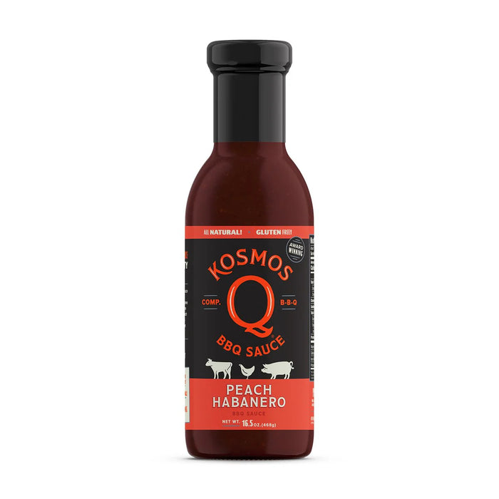 Kosmos Q Peach Habanero BBQ Sauce